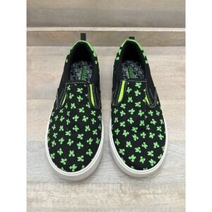 Minecraft‎ boys sneakers size 2 Black/Green  Slip On